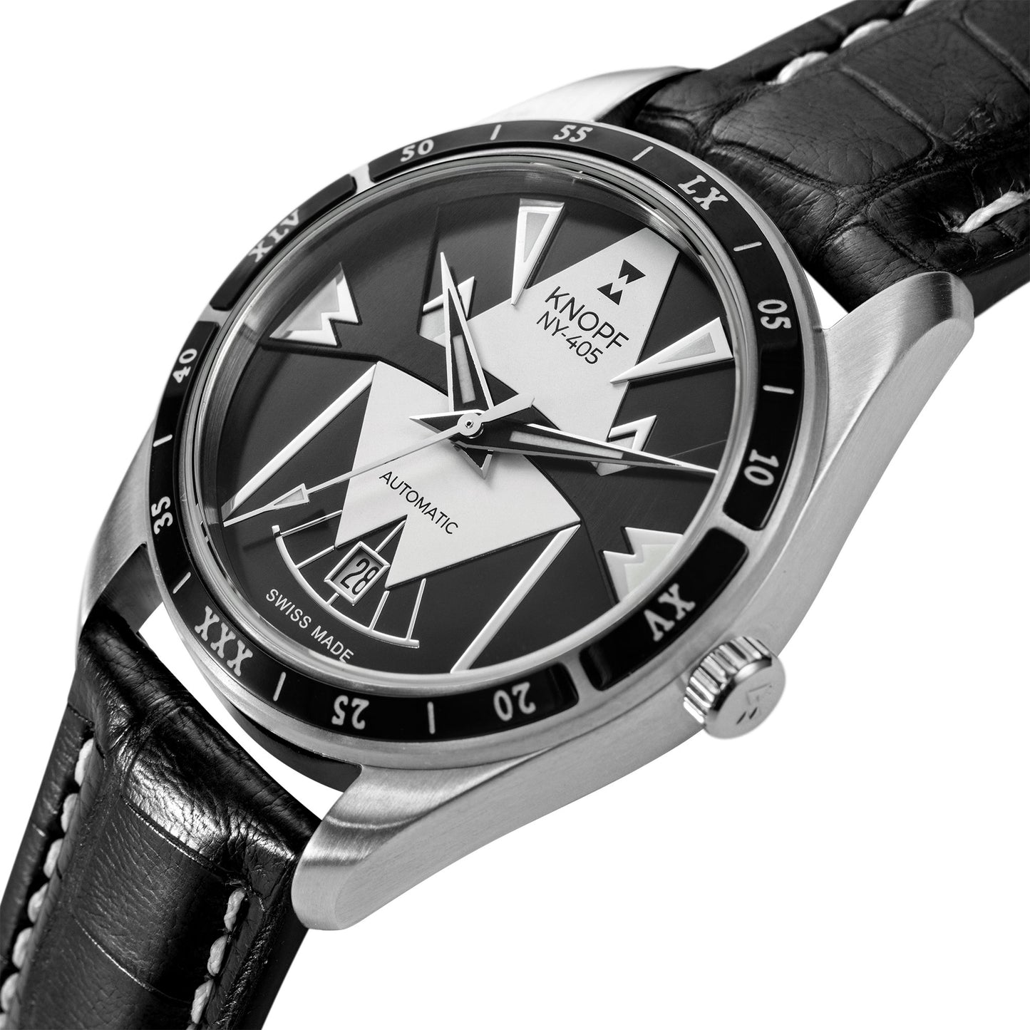 KNOPF NY-405 BLACK LEATHER