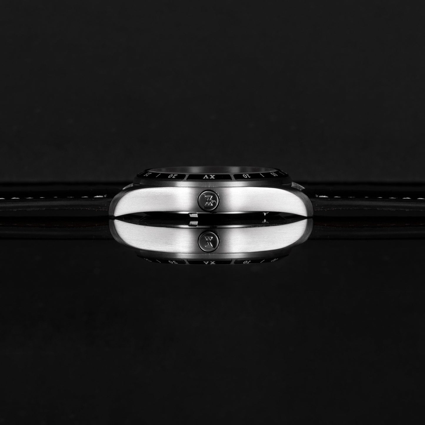 KNOPF BLACK ALLIGATOR STRAP