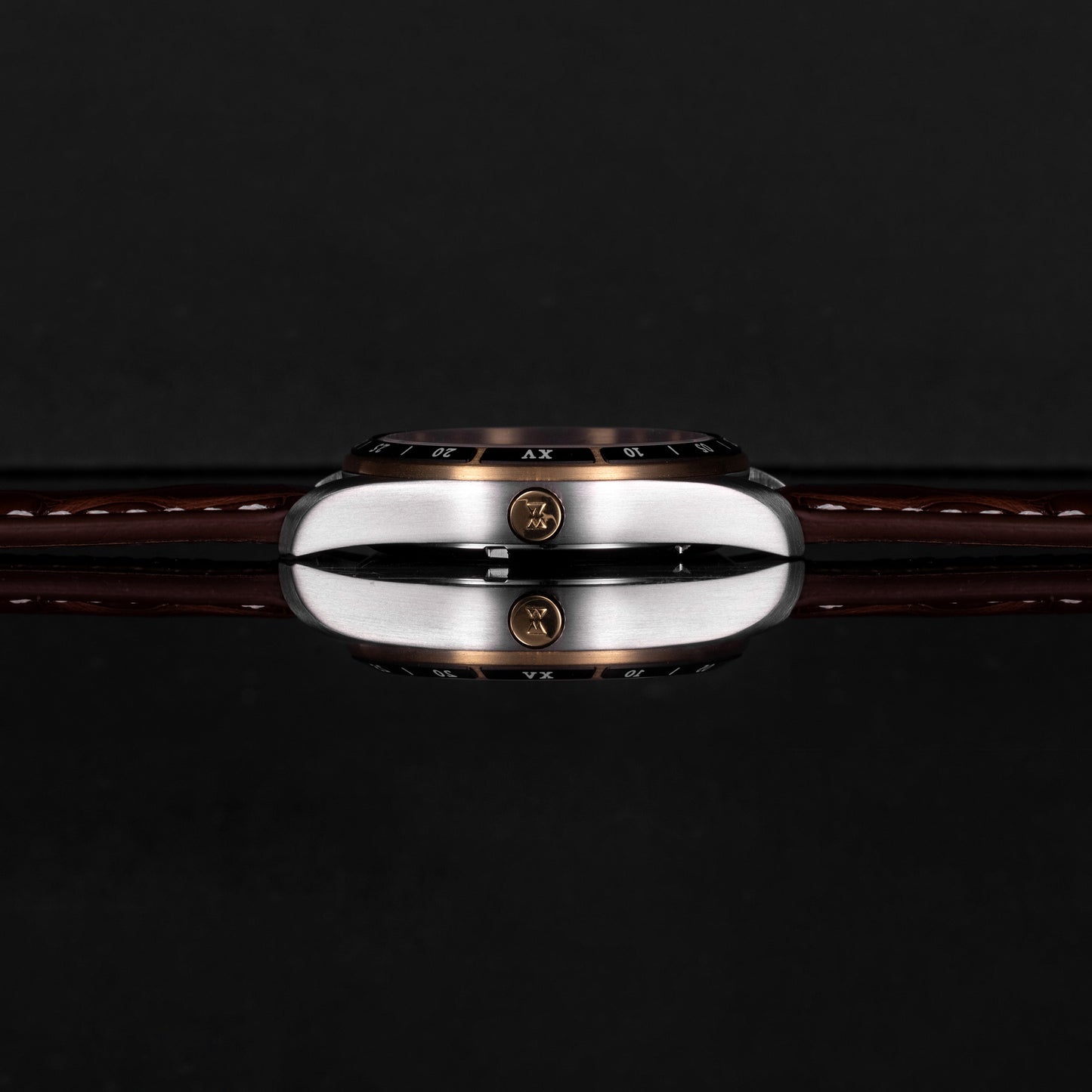 KNOPF BROWN ALLIGATOR STRAP