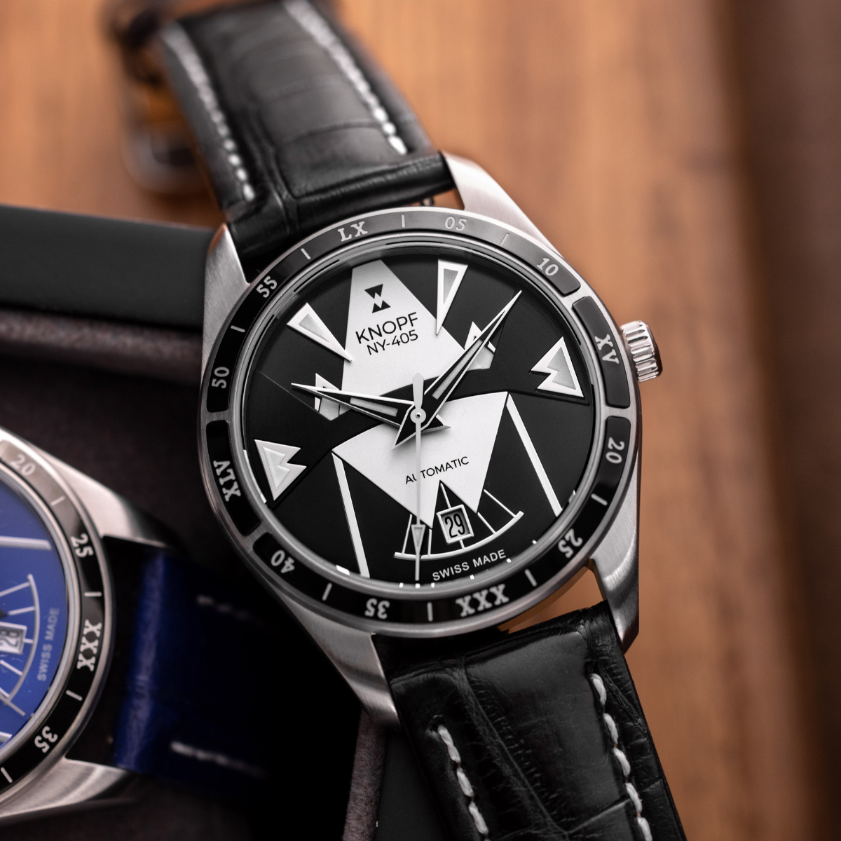 KNOPF NY-405 BLACK LEATHER