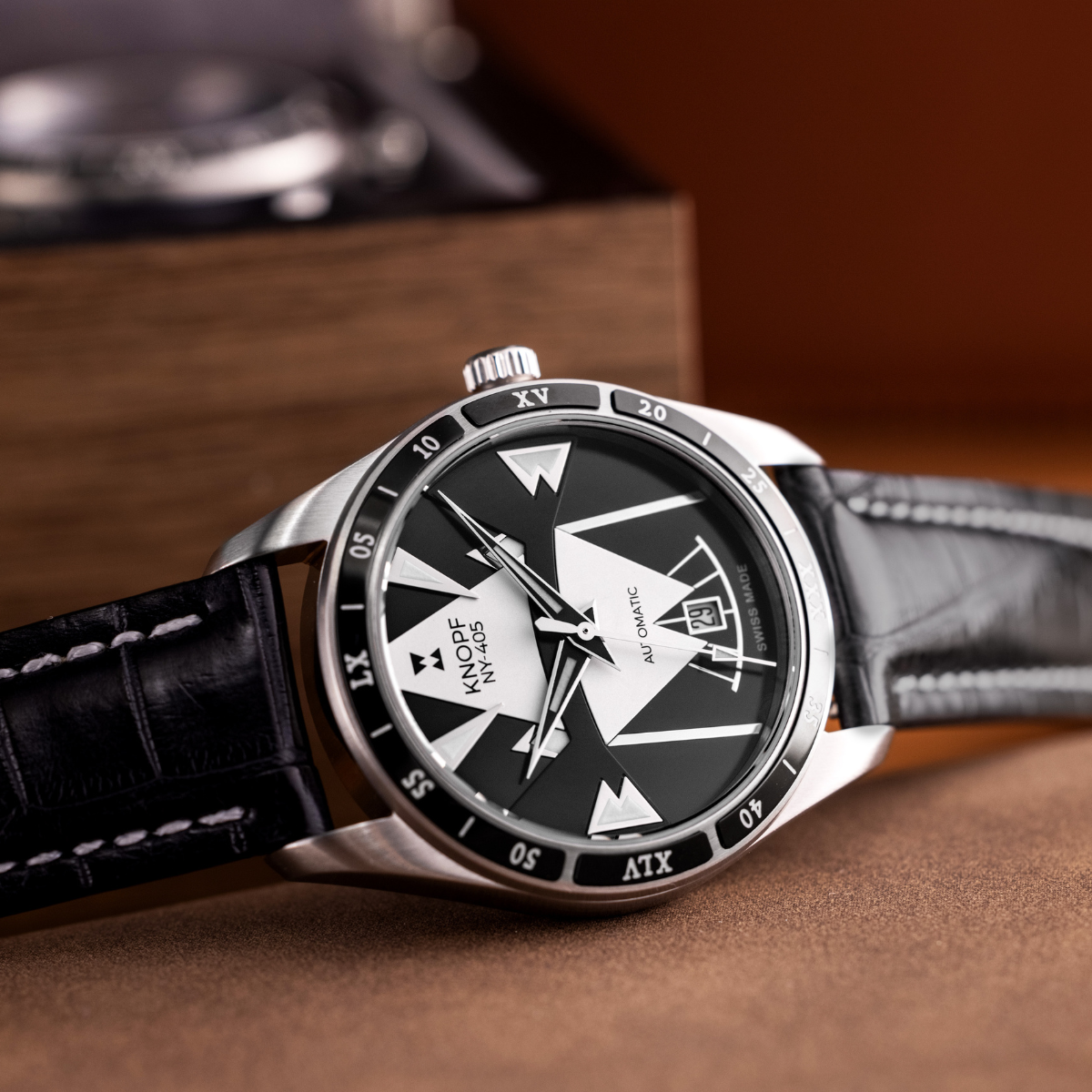 KNOPF NY-405 BLACK LEATHER