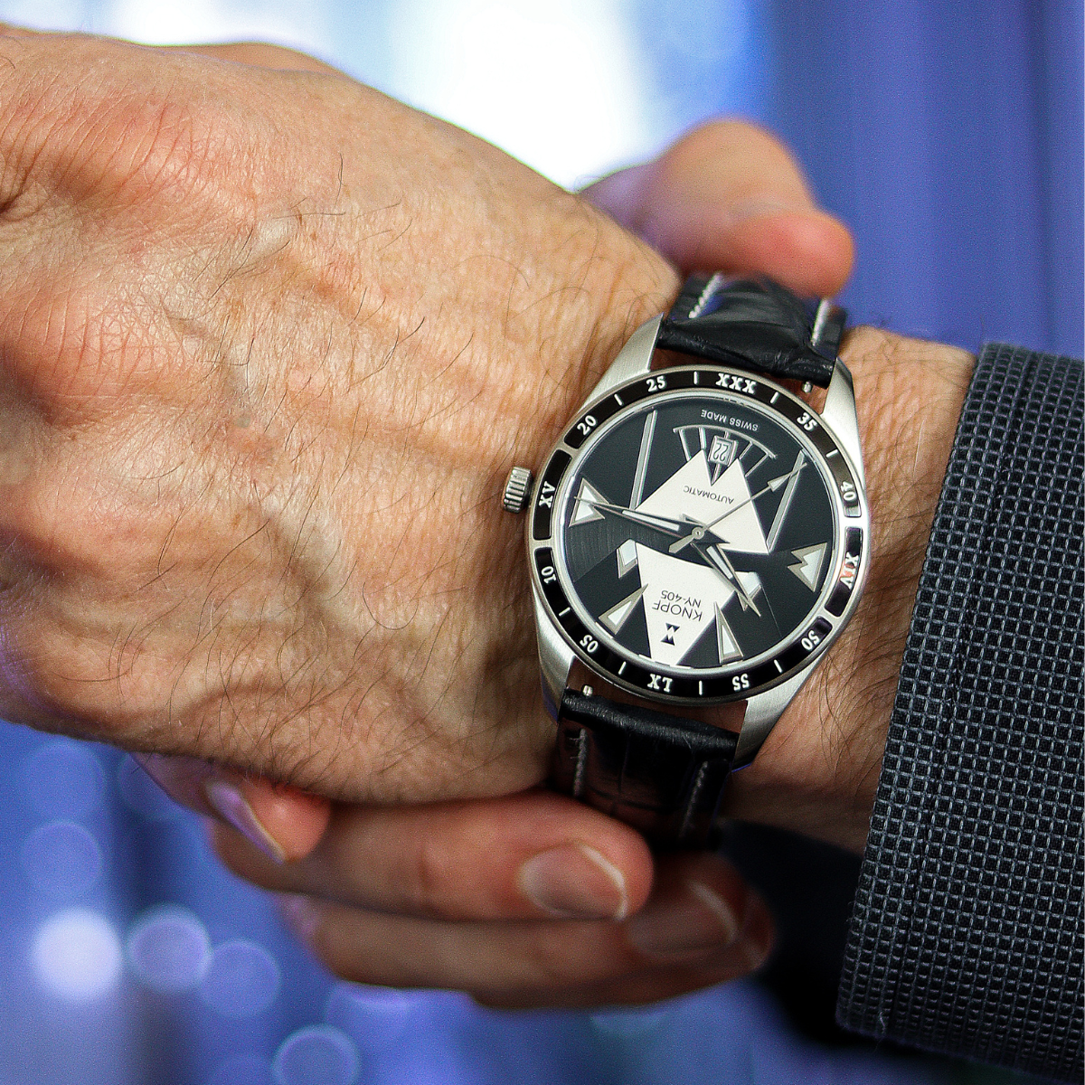 KNOPF NY-405 BLACK LEATHER