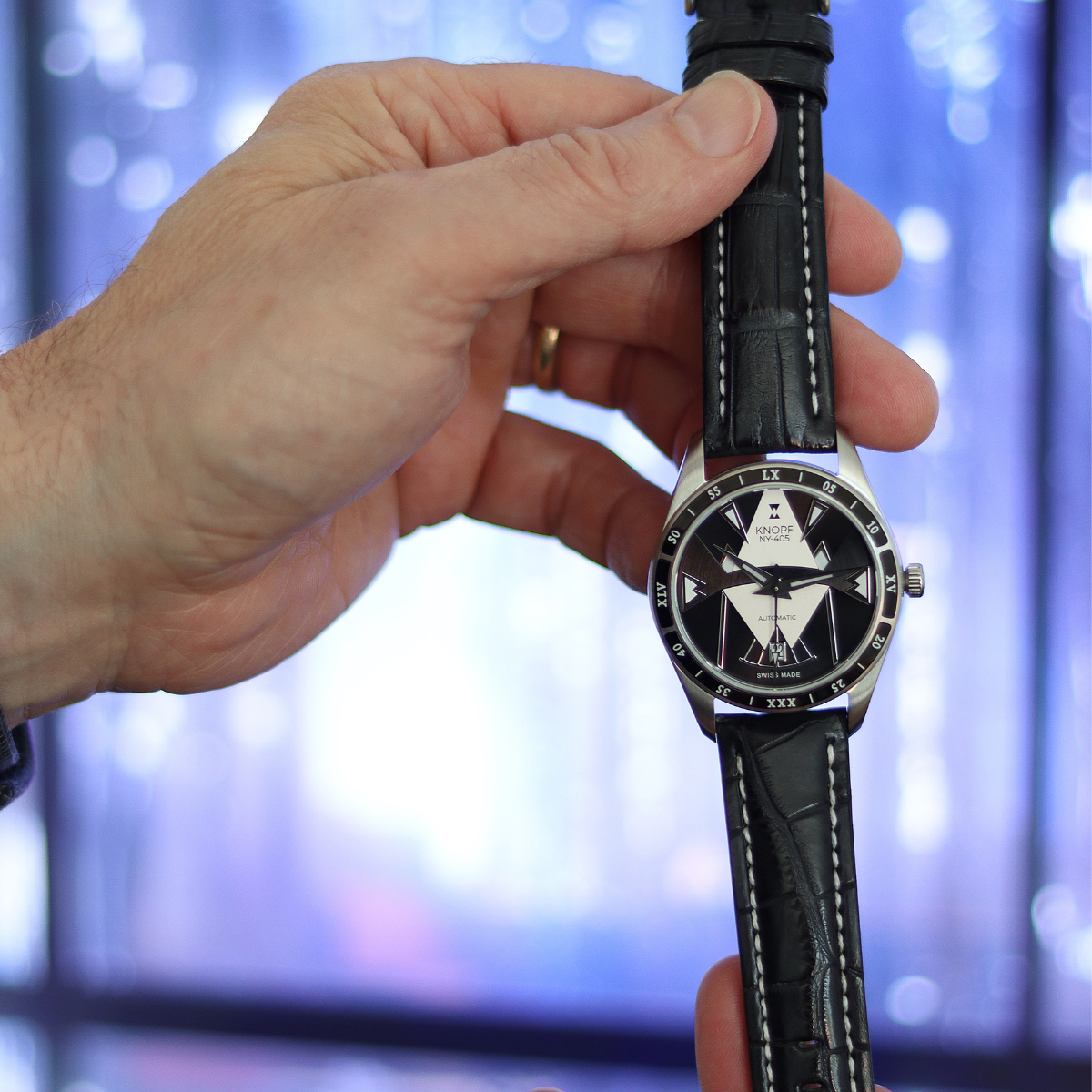 KNOPF NY-405 BLACK LEATHER