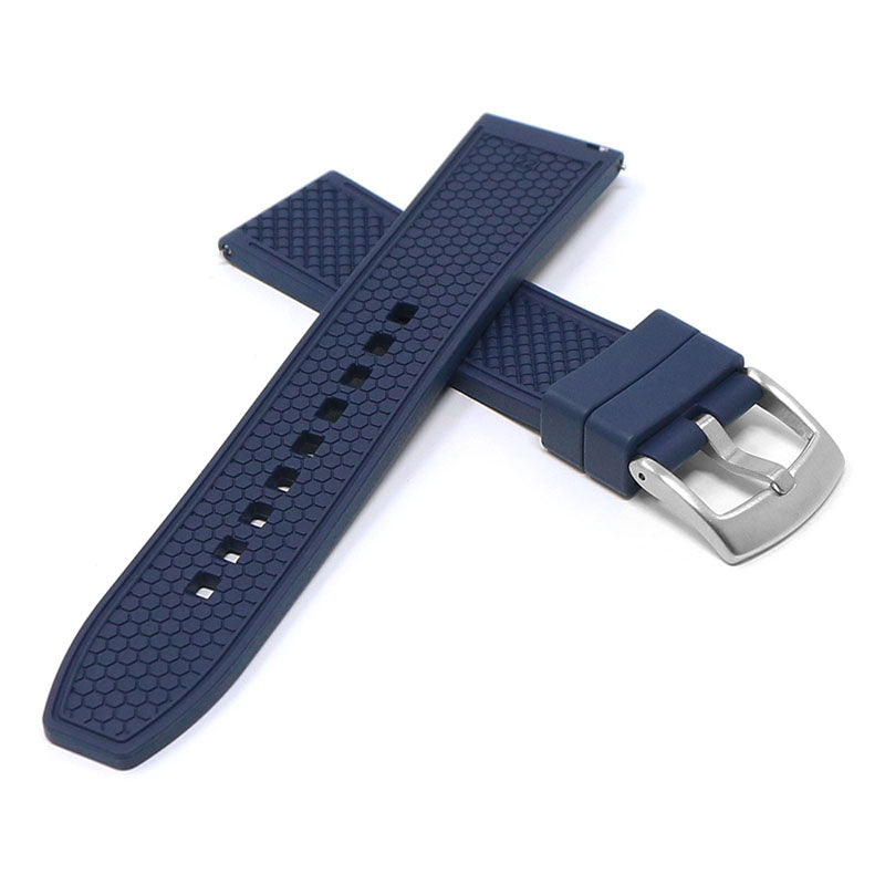 KNOPF BLUE RUBBER STRAP